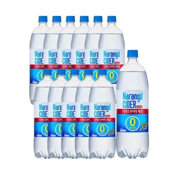 나랑드사이다 제로 1.5L x 12PET 571816