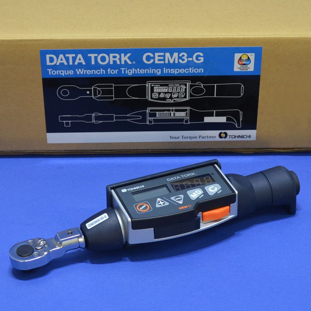 토니치 디지털 토크렌치 CEM20N3x10D-G CEM형 4053408 볼트의 조여있는 힘을 검사하는 디지털검사기