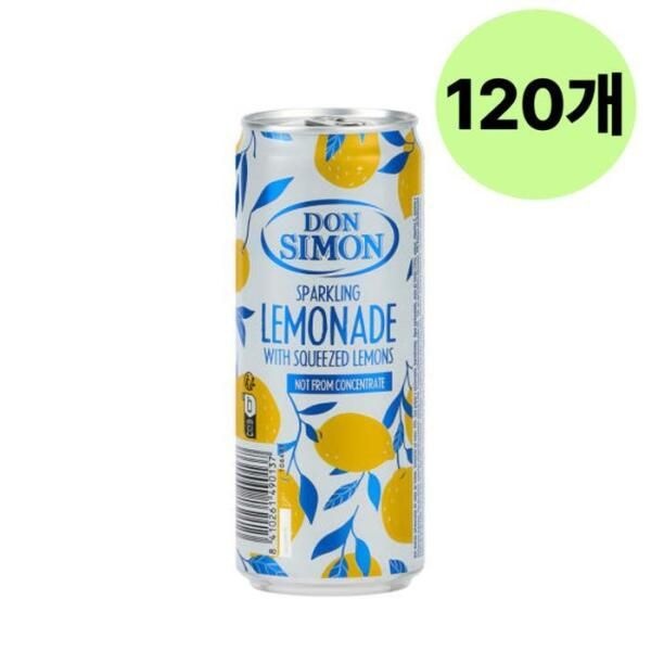 [셀러허브 식품] 돈시몬 스파클링 에이드 레몬 탄산 330ml 120개입