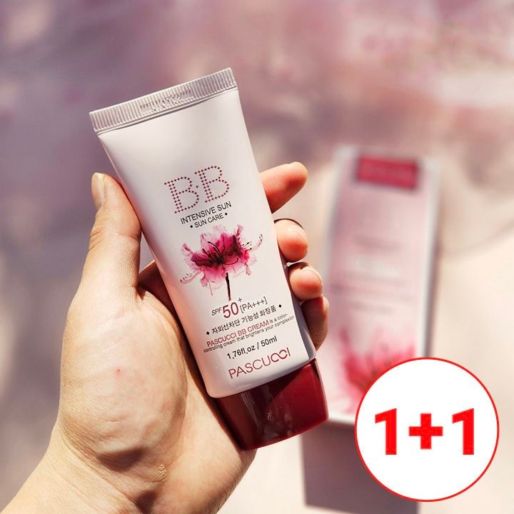 [파스쿠치] 인텐시브 쌩얼톤업 SUN 비비크림 50ml 1+1