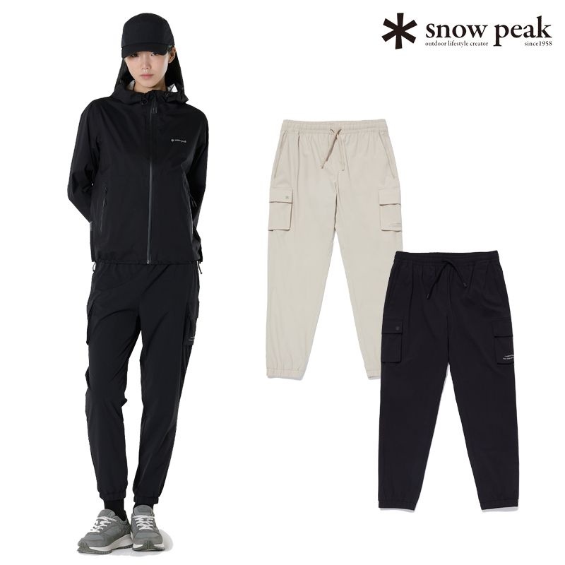 [최초가:149,000원]씬테크 우먼스 투포켓 조거 팬츠 캠핑룩 바지 S23MWSPT63_BS1