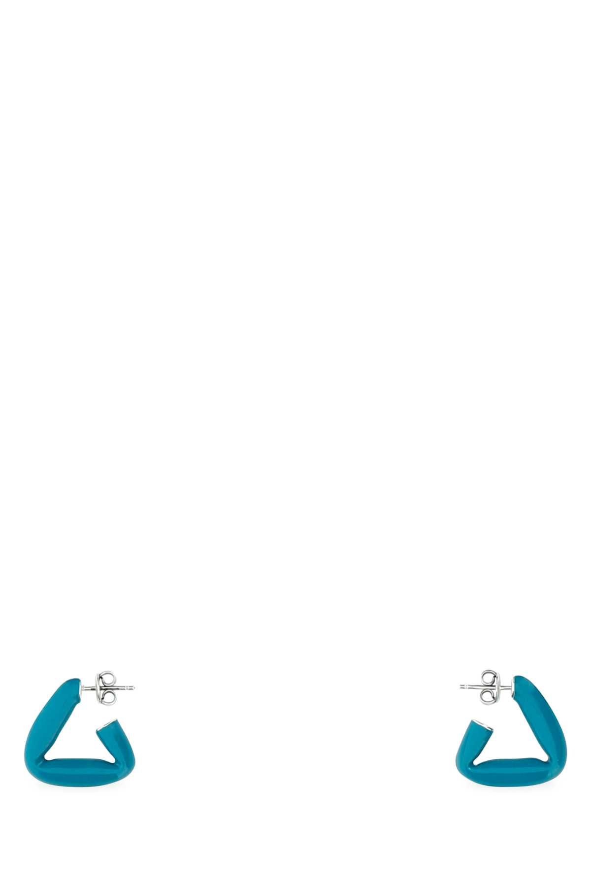 보테가베네타 25SS 보테가베네타 Teal 그린 925 silver 폴드 earrings 665786V50814632