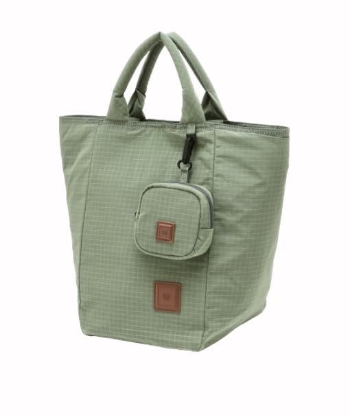 [매장정품] 닥스 DAKS MEN'S ACCESSORIES 그린 체크 나일론 토트백_DBBA6EG54E1 DBBA6EG54E1