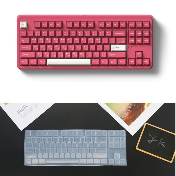 FL-ESPORTS NX87HE 키스킨 호환용 고탄력 고급 TPU 방수 키보드 커버