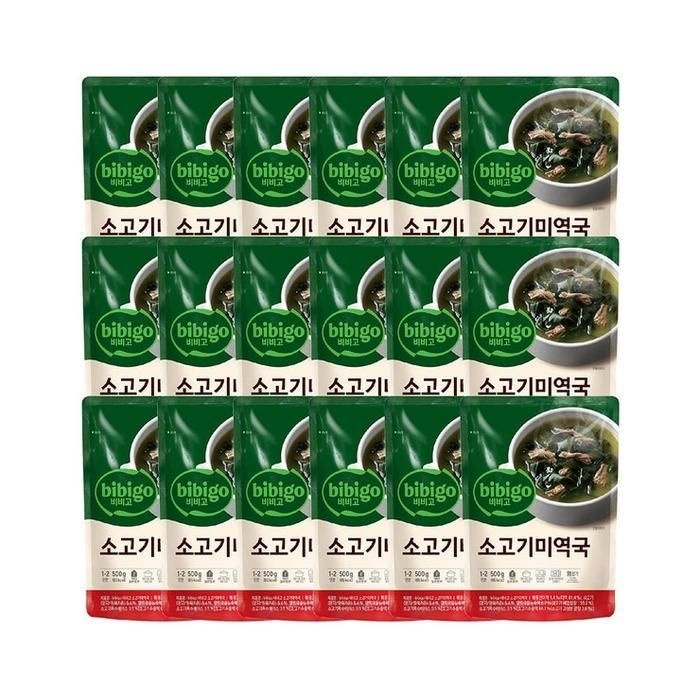 비비고 소고기 미역국 500g x 18팩 코스트코 잡화마켓2606