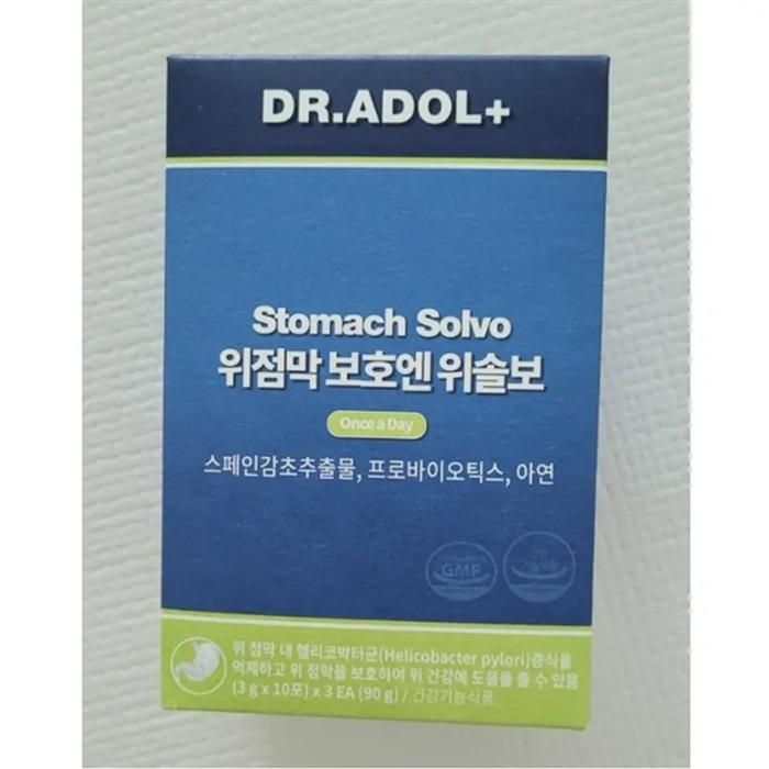 닥터아돌 위점막 보호엔 위솔보 리코리스 추출물 유산균 30회분