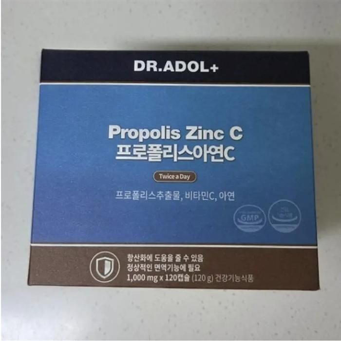 닥터아돌 프로폴리스 아연C 1,000mg 120정 1개