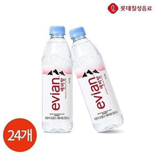 [셀러허브 식품]CL 에비앙 크리스탈 생수 500ml x 24PET (50237827)