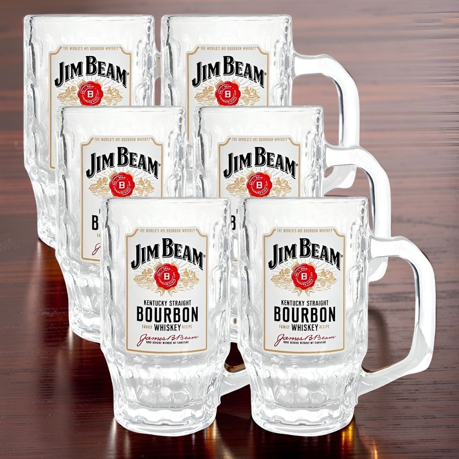 [해외] 일본 산토리 짐빔 조키 소다유리 하이볼잔 380ml x6개 위스키 양주 잔