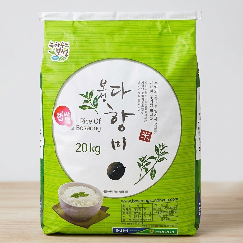 2025년 햅쌀 보성다향미 쌀20kg 상등급 백미 새청무쌀 당일도정