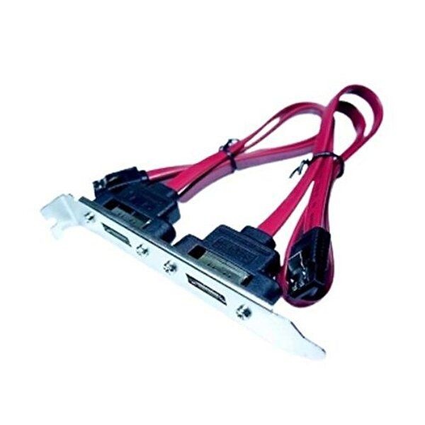 고품질 SATA to eSATA 2포트 외장브라켓 45cm eSATA포트 사타포트 eSATA1포트 eSATA외장브라켓 W5916F8