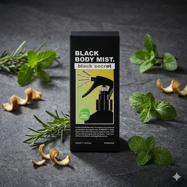 포르맨즈 블랙 바디미스트 허브시트러스향 220ml