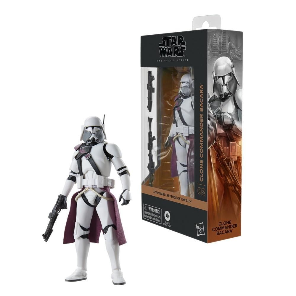 [스타워즈][해외] STAR WARS 블랙 시리즈 클론 커맨더 바카라, 시스의 복수 프리미엄 수집용 15.2cm(6인치) 액션 피규어