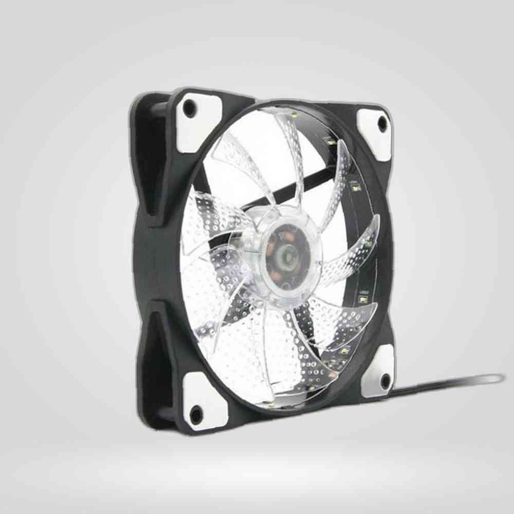 Coms PC 케이스 쿨러 120mm 화이트 LED 노트북쿨 노트북쿨링패드 시스템쿨러 노트북쿨러