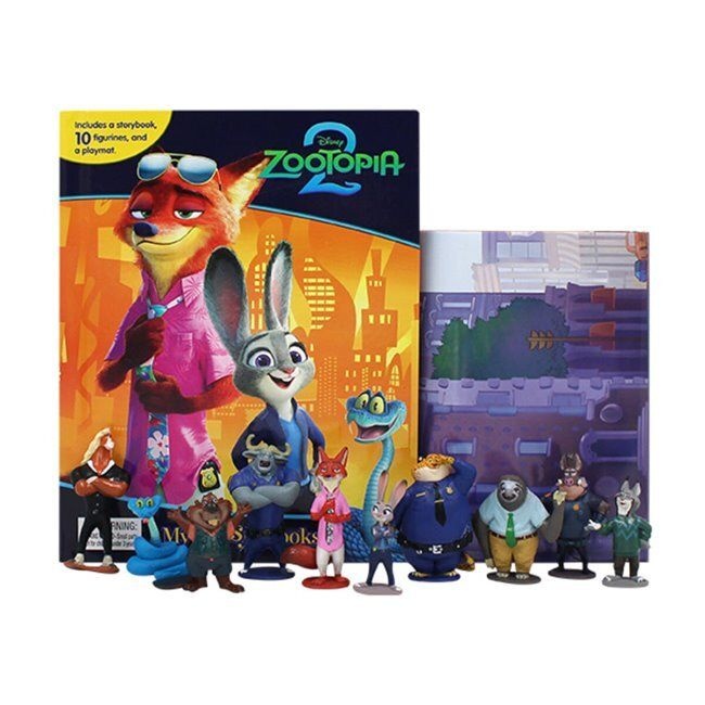 [예약판매] Disney Zootopia 2 My Busy Books - 디즈니 주토피아 2 비지북 피규어 책 Phidal (514618)