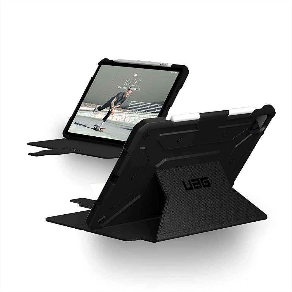 [해외] UAG 아이패드 프로 11인치4세대 2022, 3세대 2021 전용 케이스 메트로폴리스 견고하고 튼튼한 보호 커버 다각도 뷰 폴