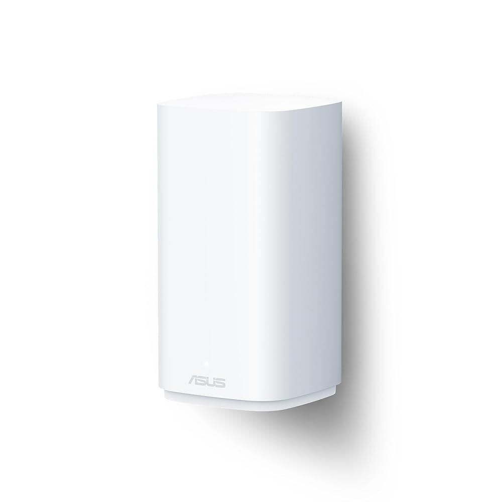 [해외] ASUS ZenWiFi BT6 트라이밴드 Wi-Fi 7 메시, 9.4Gbps, 3000제곱피트 1팩, 2.5G WAN 포트, 보안 및 자녀 보호 기능 포함, 스마트