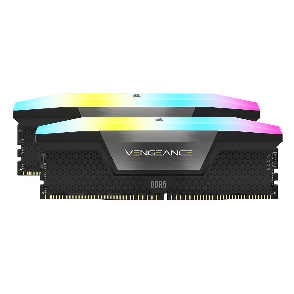 Corsair [해외] CORSAIR Vengeance RGB DDR5 조명 향상 키트 물리적 메모리 없음 - 블랙