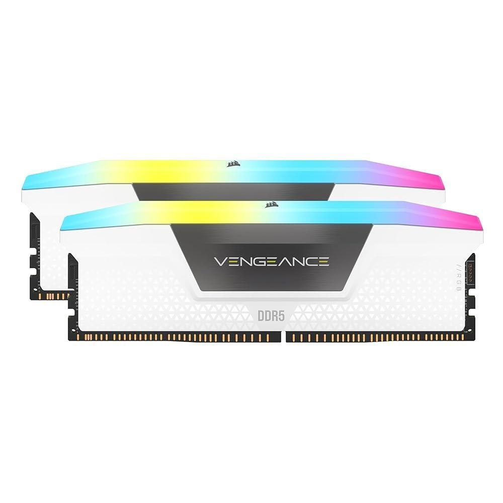 Corsair [해외] CORSAIR Vengeance RGB DDR5 조명 향상 키트 물리적 메모리 없음 - 화이트