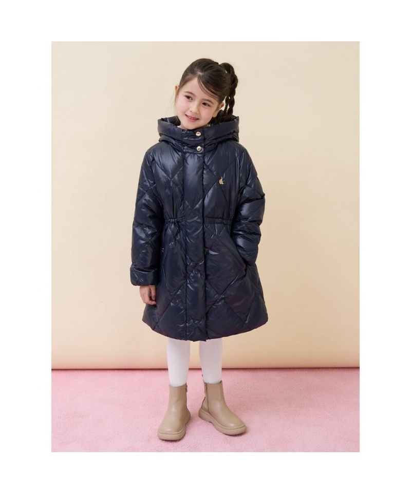 <매장정품> 빈폴 키즈 BEANPOLE KIDS 여아 중경량 롱자켓 패딩 네이비 (BI6138G01R) BI6138G01R 386151