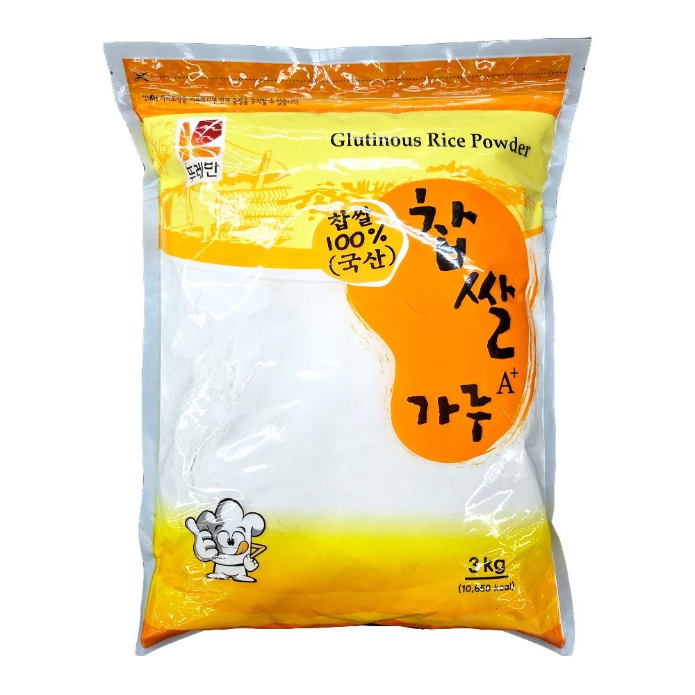뚜레반 국산 100% 찹쌀가루A+ 3kg
