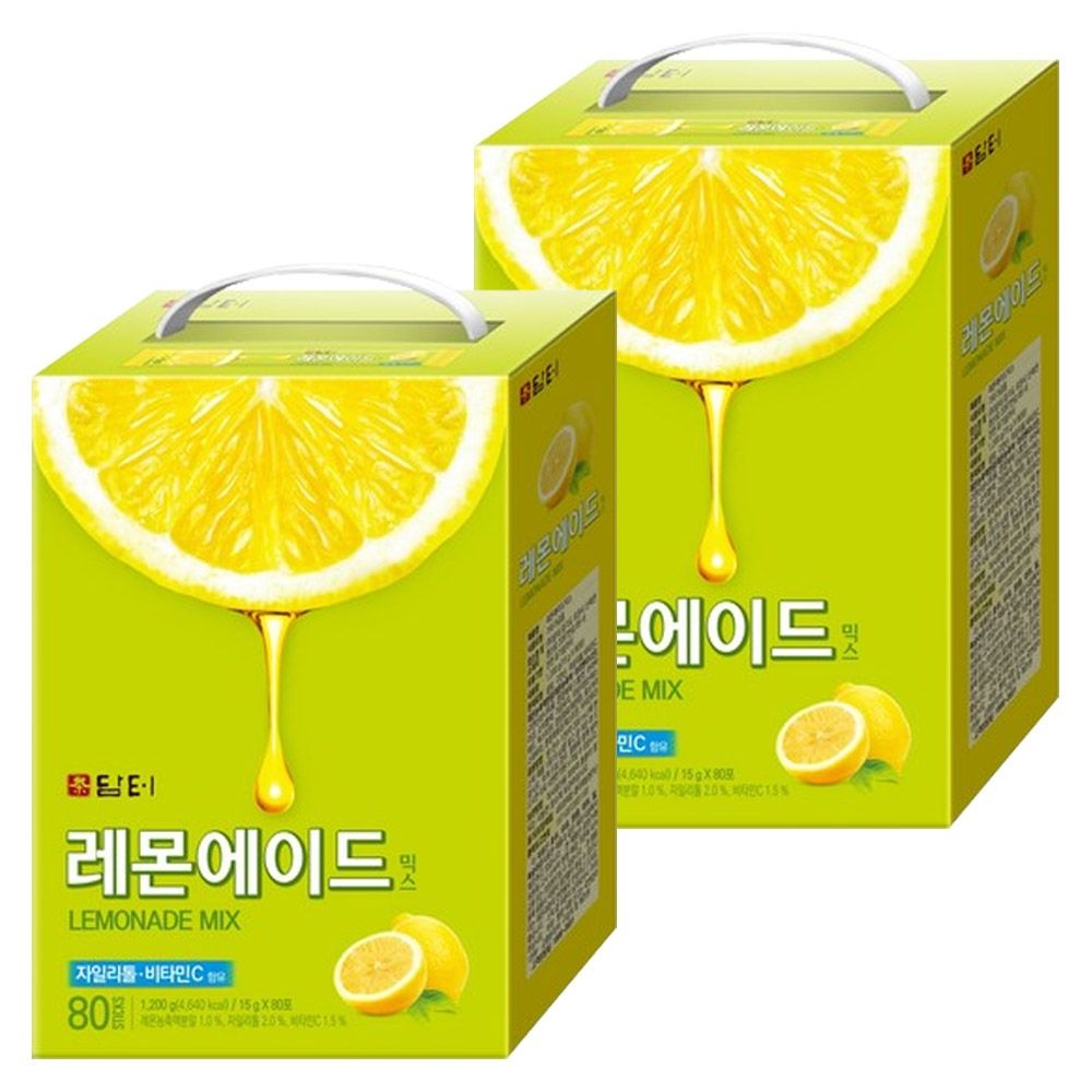 [오늘출발] 담터 레몬에이드 믹스 80T+80T (총 160T)