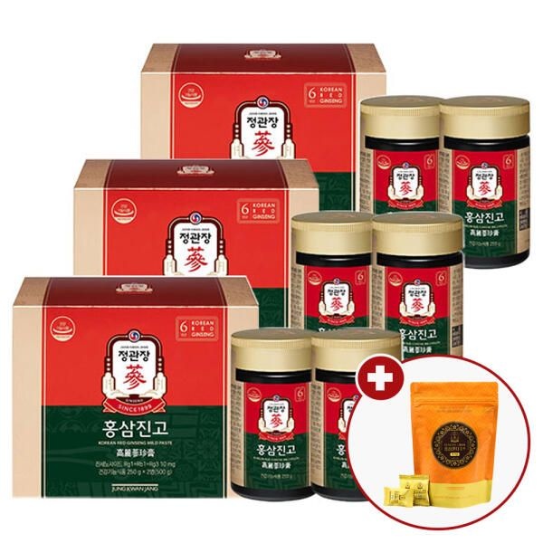 아트박스/정관장 [홍삼캔디 증정] 정관장 홍삼진고 250g x 2병 3박스