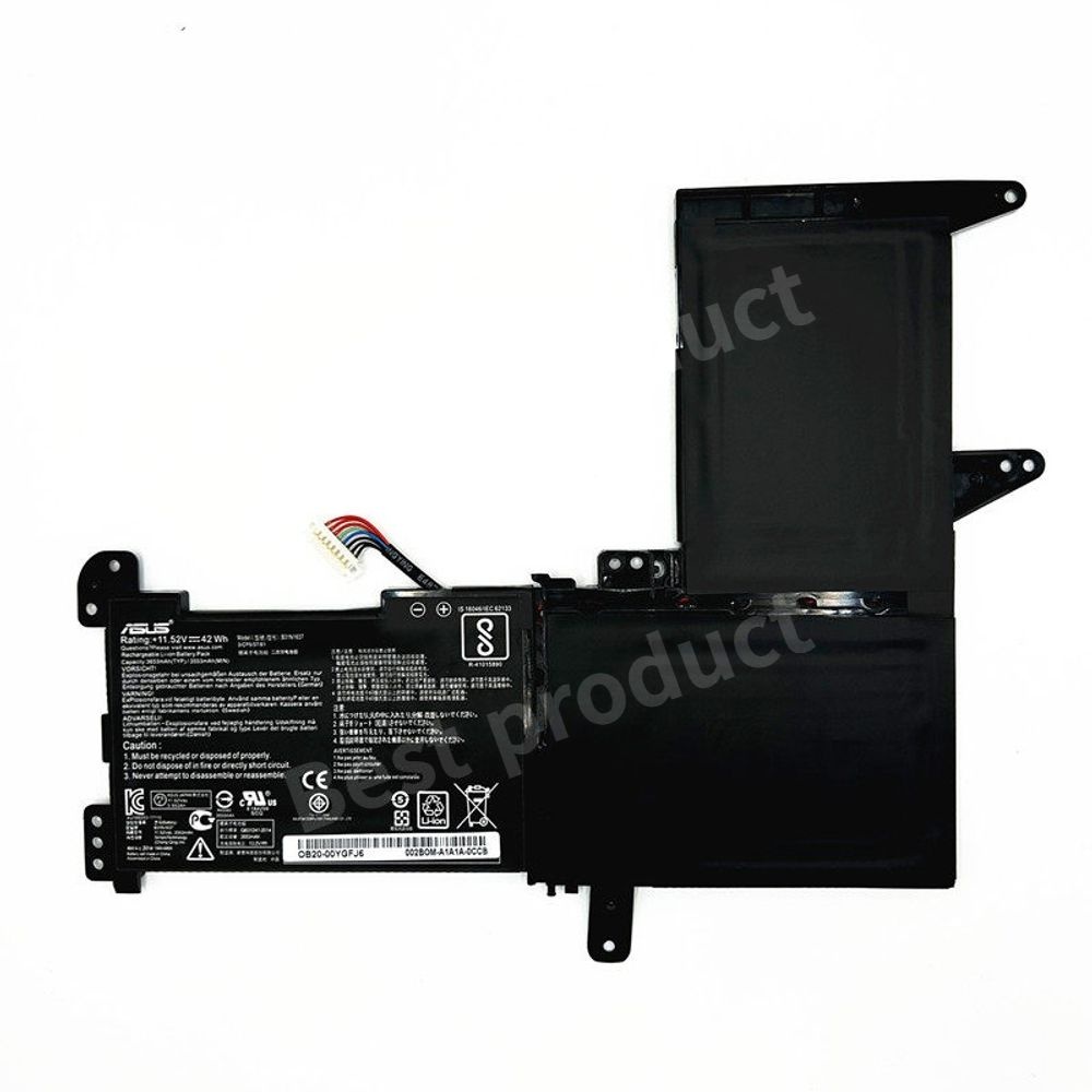 [해외] ASUS 노트북 배터리 B31N1637 X510U F510UA S5100U 아수스 교체용