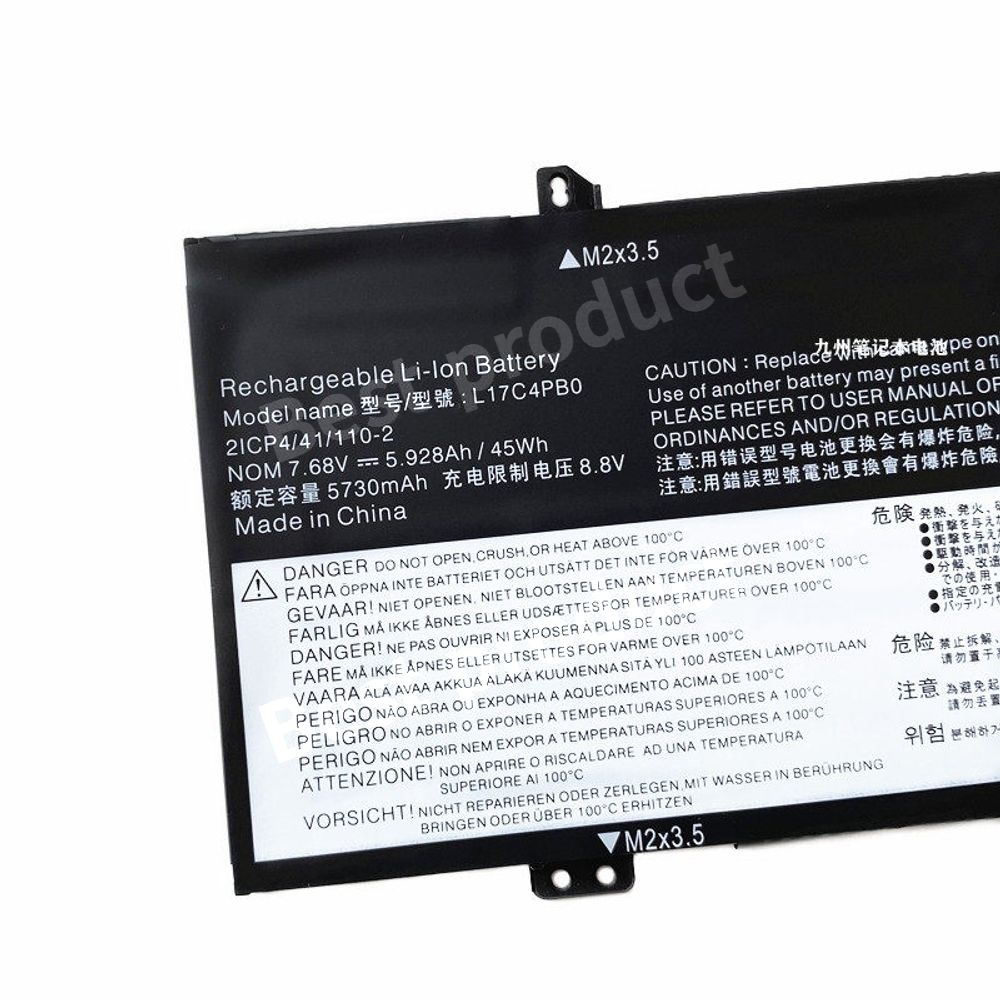 [해외] 레노버 아이디어패드 호환 노트북 배터리 L17C4PB0 530S-15IKB D330 530S-14IKB