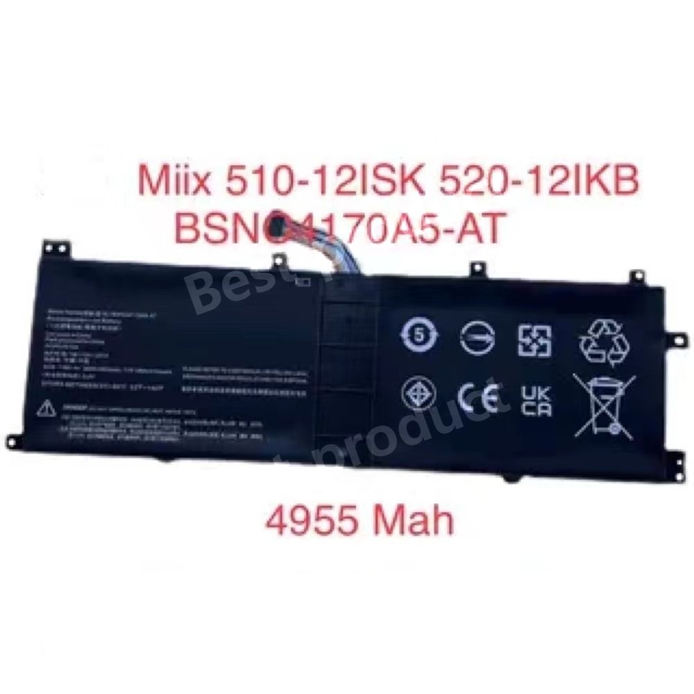 [해외] Lenovo 레노버 Miix 520 510 BSNO4170A5-AT X520 호환 노트북 배터리