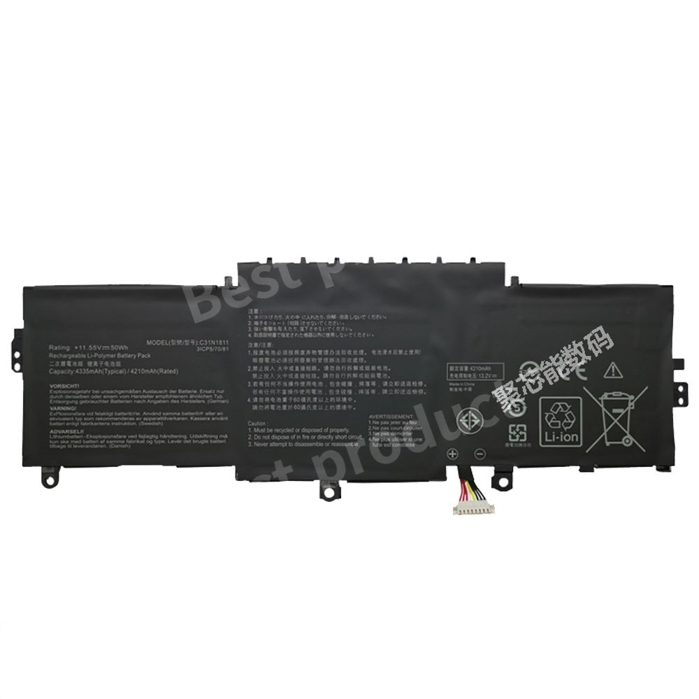 [해외] ASUS UX433FN U4300FA C31N1811 노트북 호환 배터리 UX433FA BX433F U4300FN 교체용