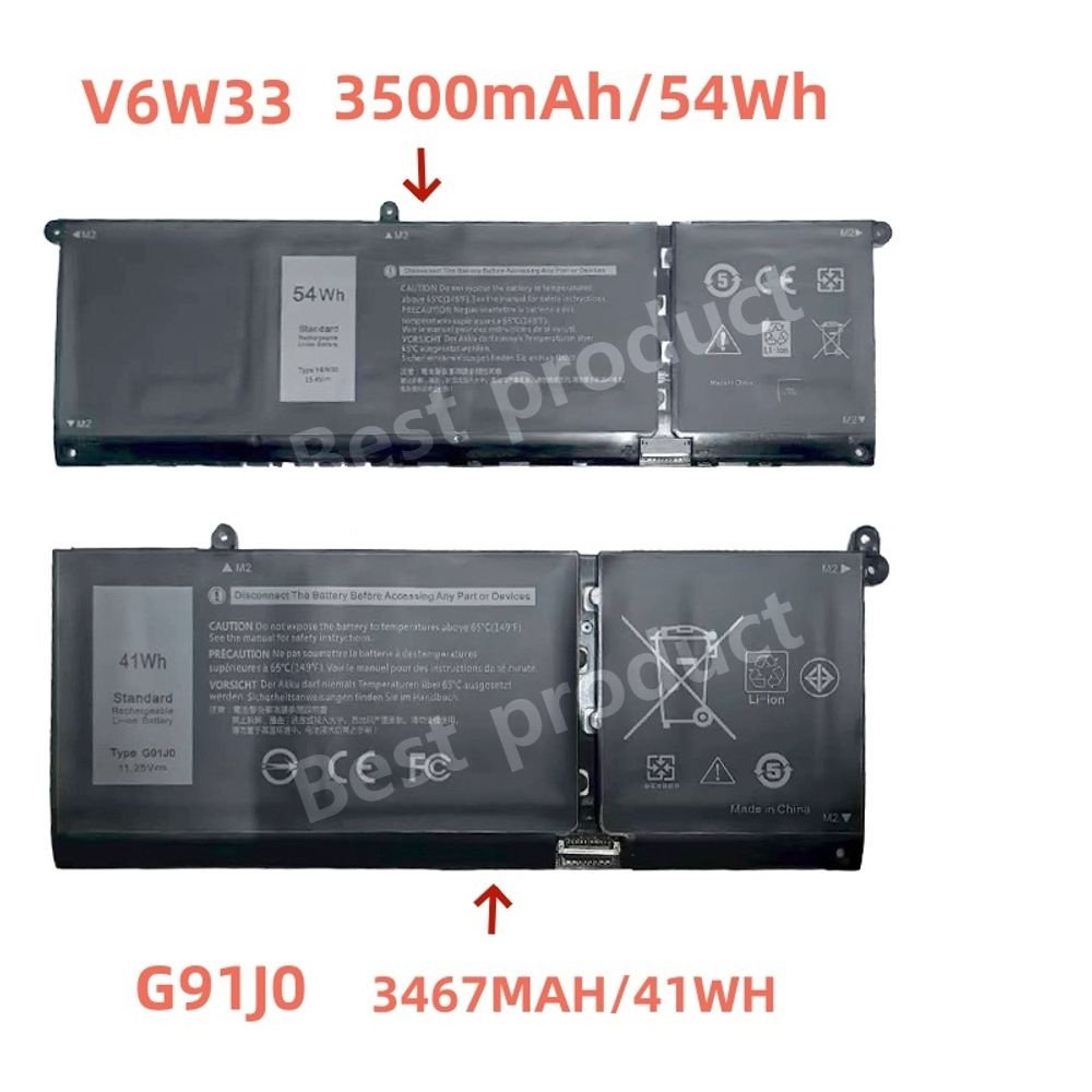 [해외] Dell V6W33 Latitude 호환 3320 3520 3420 P144G 노트북 배터리