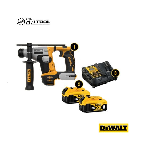 디월트 DCH172P2 20V SDS PLUS 2KG 햄머드릴세트