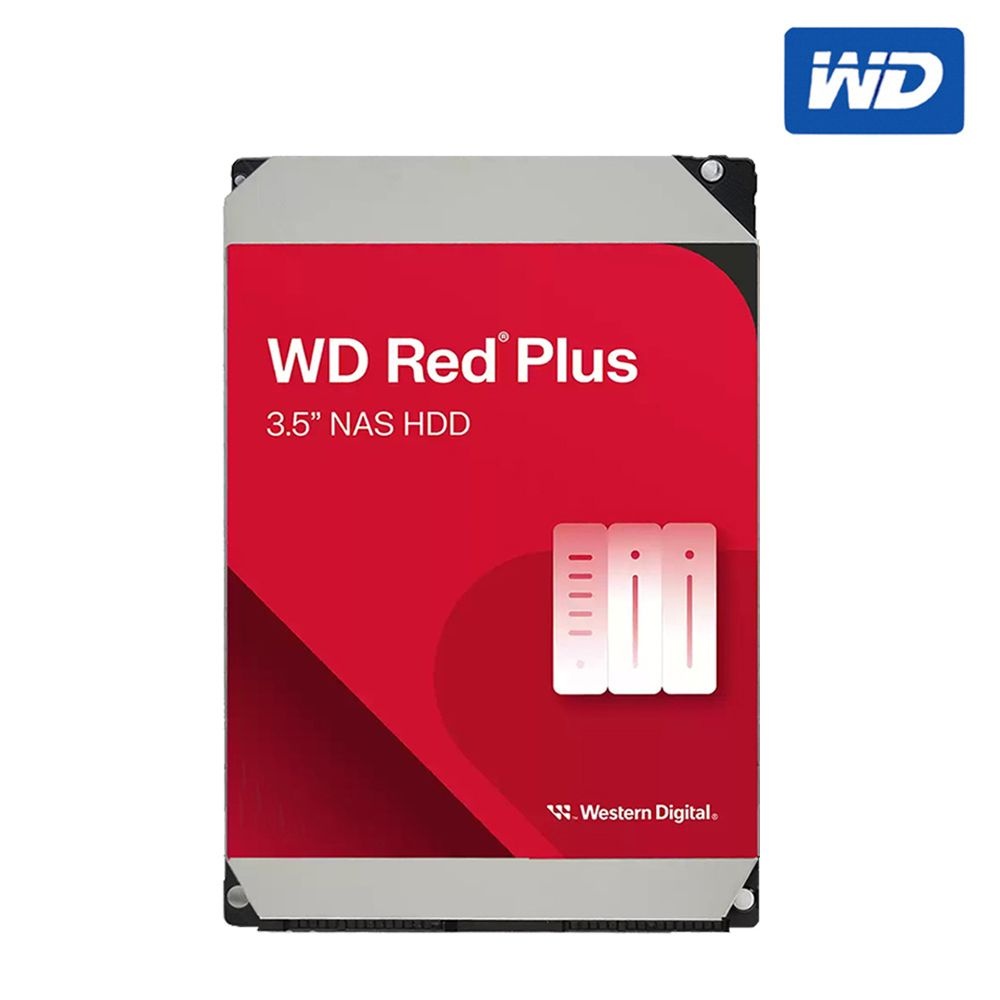 웨스턴디지털 WD Red Plus 8TB WD80EFPX NAS 하드디스크 (5,640RPM/256MB/CMR)
