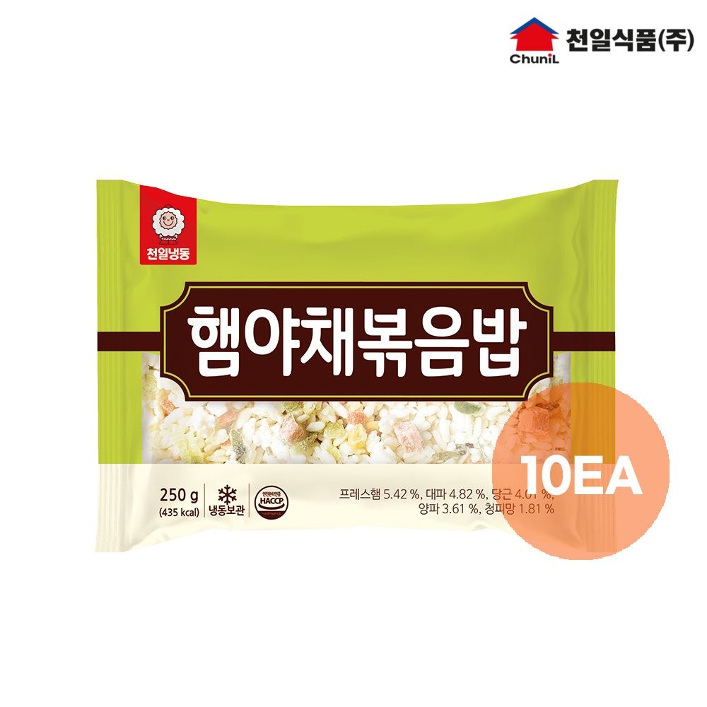 [롯데온] 천일 햄야채 볶음밥 250G 10봉