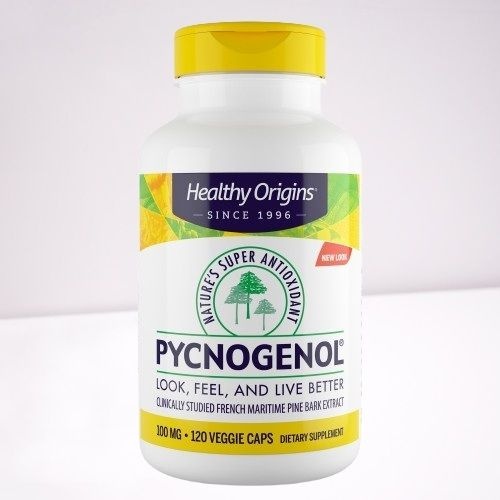 [해외] 헬시오리진스 피크노제놀 100mg 120정 프랑스 소나무껍질
