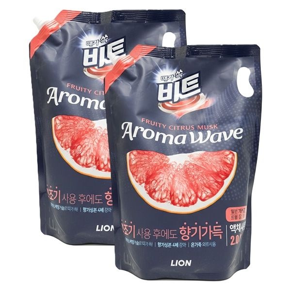 비트 아로마웨이브 시트러스 리필 2L 2개