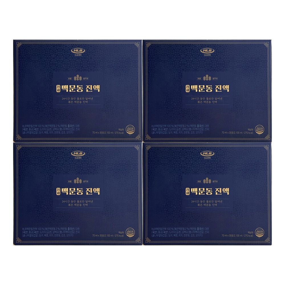 에이치엘비제약 청패 맥문동 진액 30포 4개 / 써클
