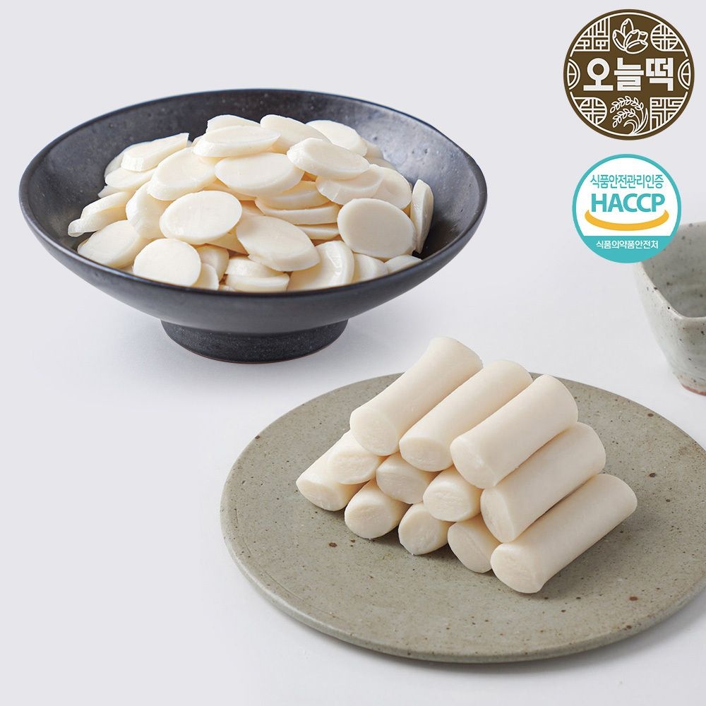 [오늘떡] 우리쌀 가래떡+떡국떡 2kg/4kg/10kg (반진공포장)