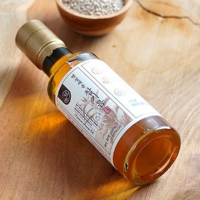햇살채운 저온로스팅 압착 참기름 180ml 1병
