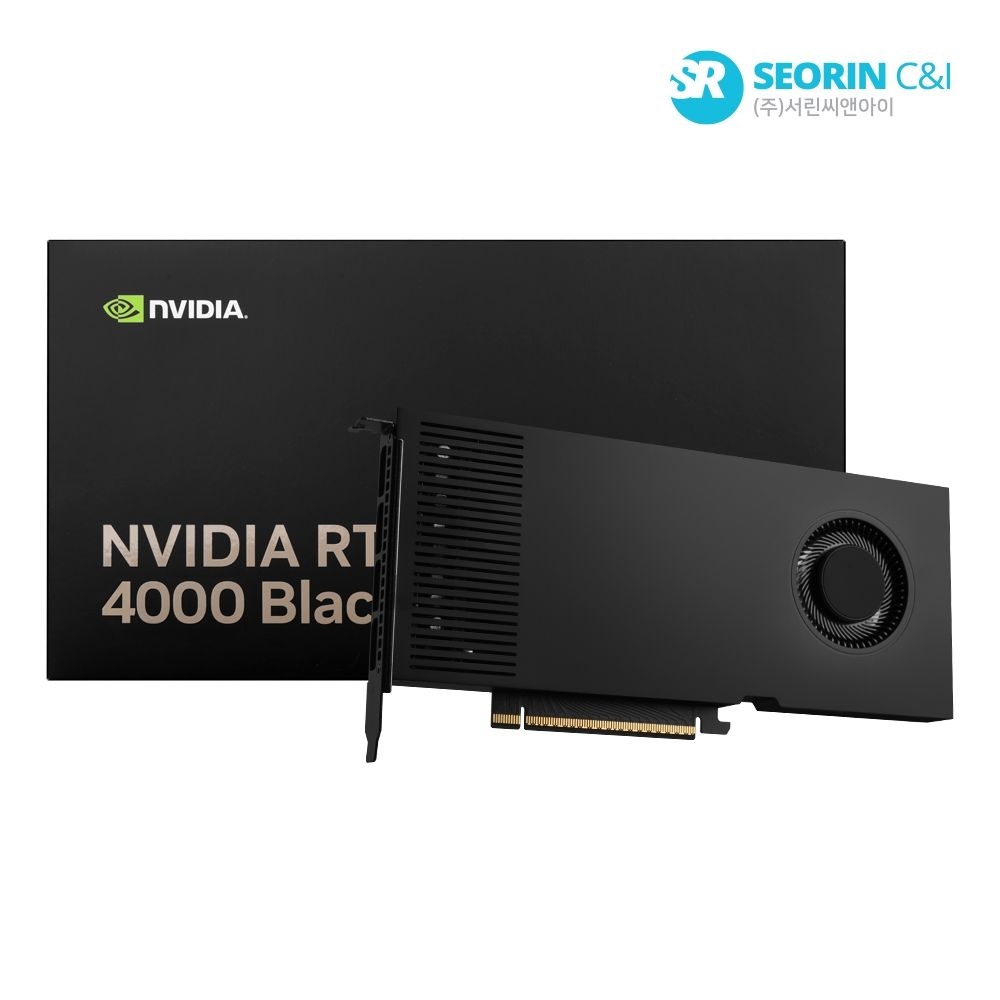 엔비디아 [서린공식] NVIDIA RTX PRO 4000 Blackwell D7 24GB 서린