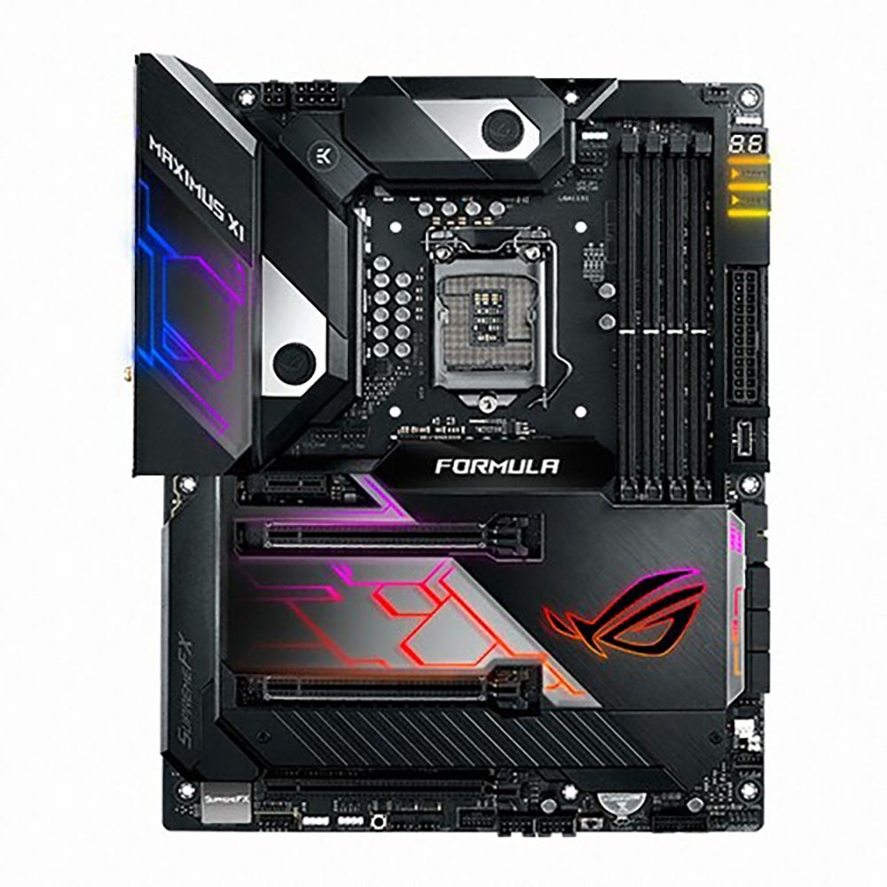 ASUS ROG MAXIMUS XI FORMULA ATX 1151v2 소켓 8세대 9세대 메인보드 백패널 포함