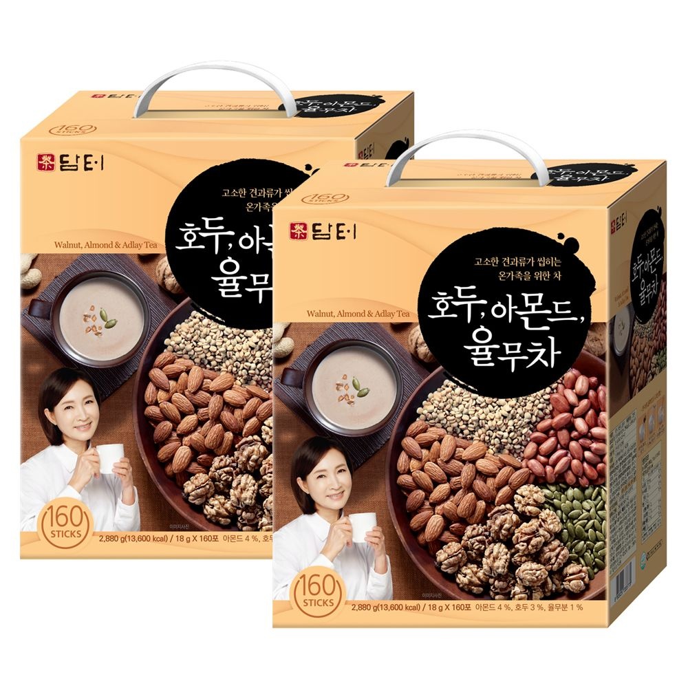 담터 호두 아몬드 율무차 160T+160T (총 320T)