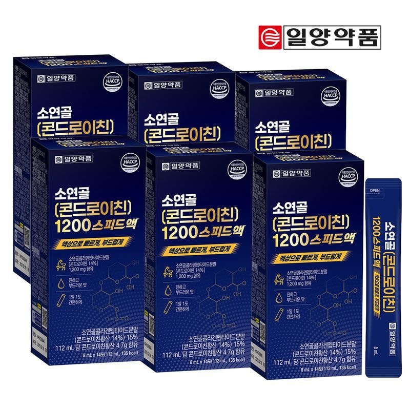일양약품 일양 소연골 콘드로이친1200스피드액 14일분x6박스