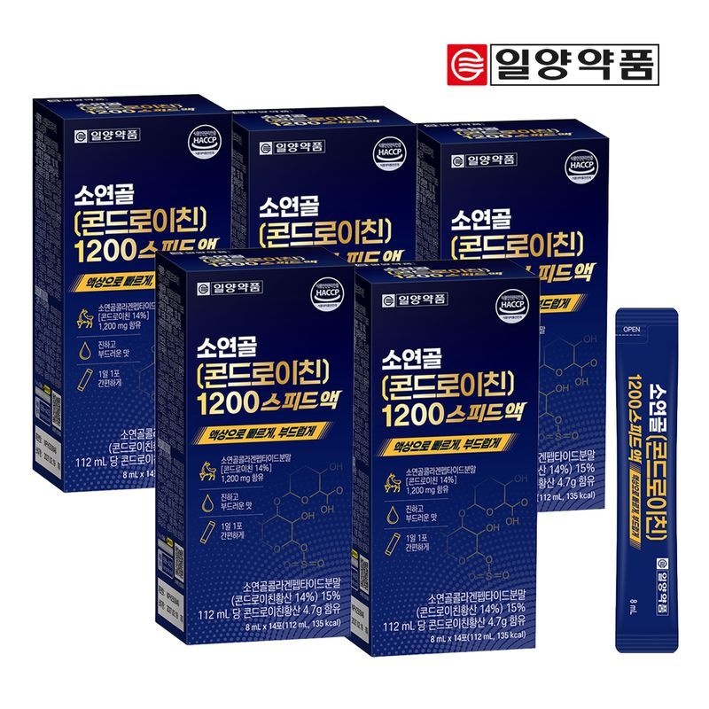 일양약품 일양 소연골 콘드로이친1200스피드액 14일분x5박스