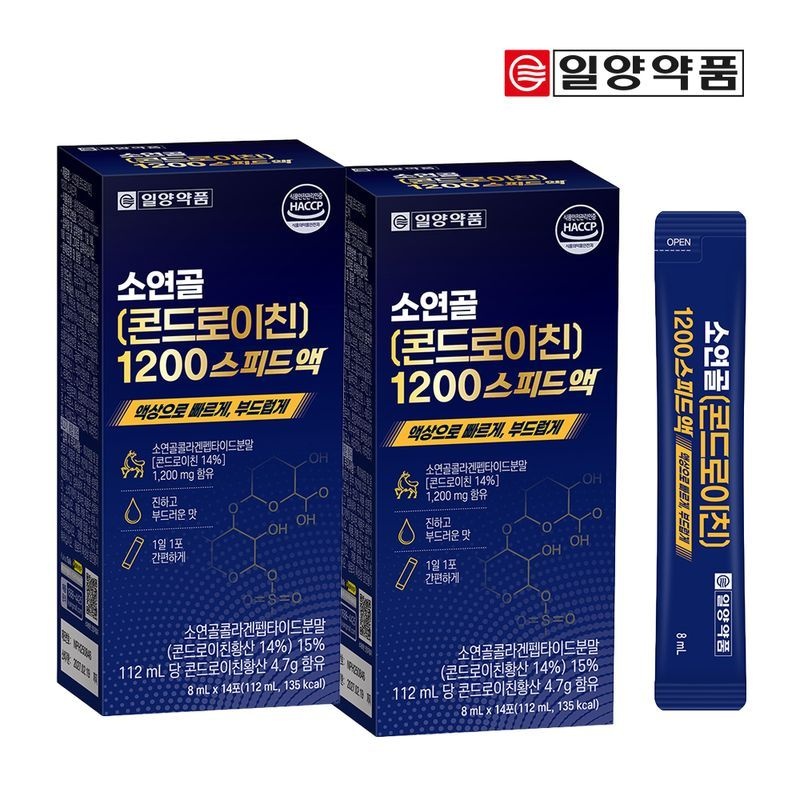 일양약품 일양 소연골 콘드로이친1200스피드액 14일분x2박스