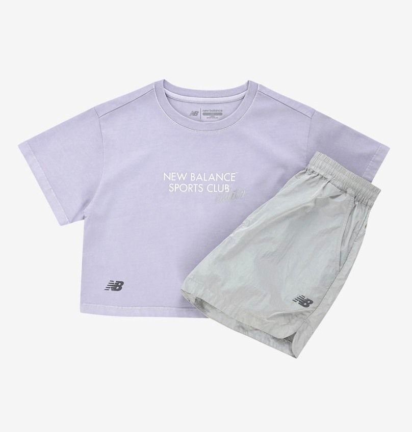 뉴발란스 (현대Hmall) 뉴발란스 키즈 피그먼트 크롭 셋업 B1 NK9YG3701G 88