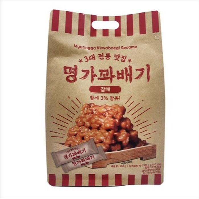 명가 꽈배기 참깨 500g 4개