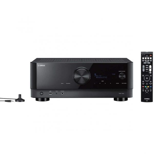 Yamaha [해외] 야마하 TSR-700 7.1 채널 AV 수신기 8K HDMI MusicCast