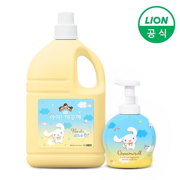 [롯데온] 아이깨끗해 시나모롤 순 4.5L+490ml